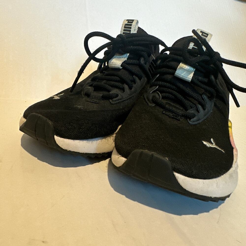 Puma Kids Size 4C Black Green Cantaloupe Pacer Future Allure Sneakers Casual - Picture 8 of 10